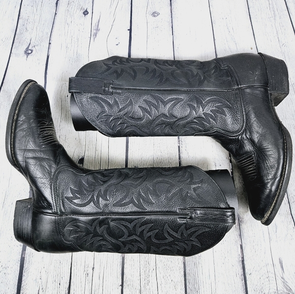 ARIAT | 34770 Heritage round toe cowboy western pullon leather boots - Picture 2 of 14